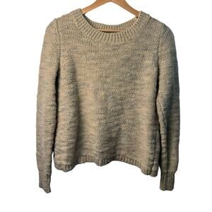 Banana Republic Small Split Back Shimmer Sweater